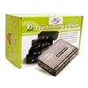 Linkskey 2-Port Slim Palmtop USB Audio & Mic KVM Switch with Cables